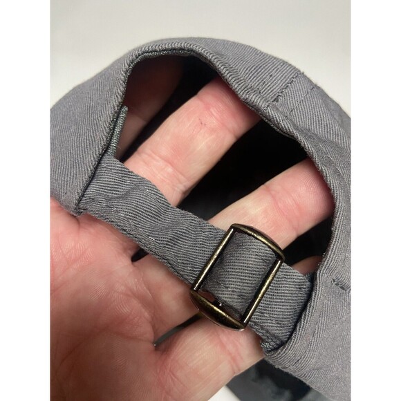 Nice CABELA’S Club Hunting Gray Cotton Strap Back Baseball Hat Adjustable - Picture 6 of 6